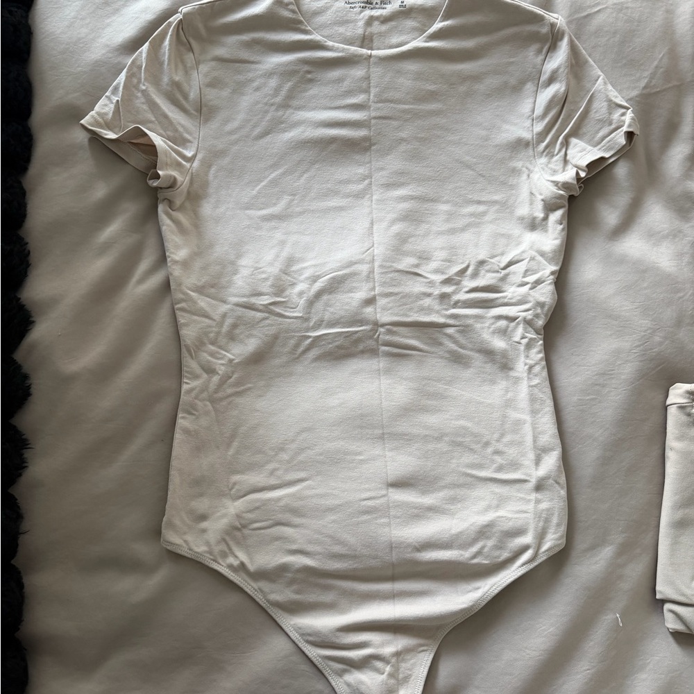 Abercrombie & Fitch Soft Cream Bodysuit